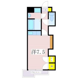 笹貫駅 徒歩5分 3階の物件間取画像